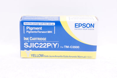 Epson SJIC22P(Y) Y Yellow Pigment Ink Cartridge (x)